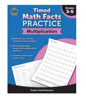 Timed Math Facts Practice: Multiplication