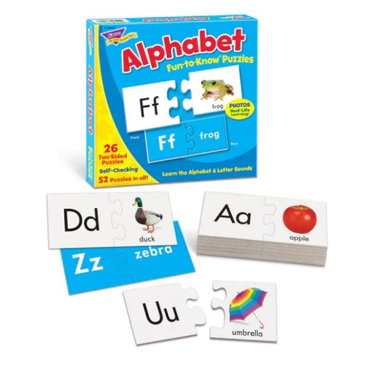 Alphabet Fun-to-Know Puzzles