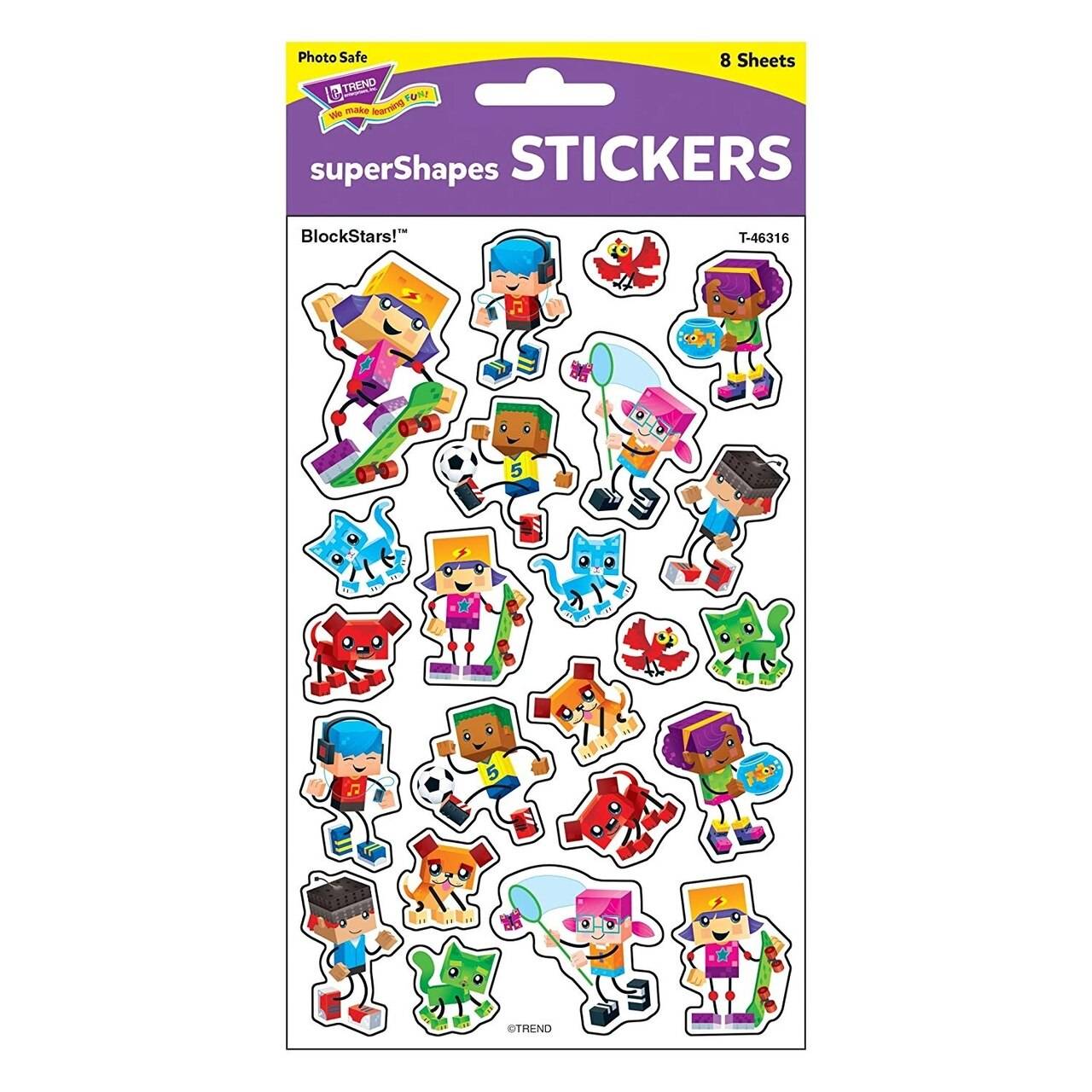 BlockStars!® superShapes Stickers