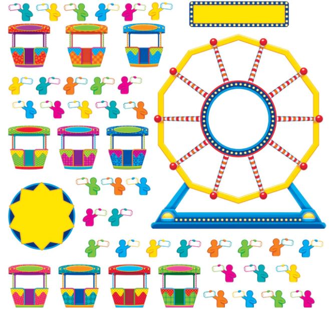 Ferris Wheel Fun Bulletin Board Set – Humacao School Supply