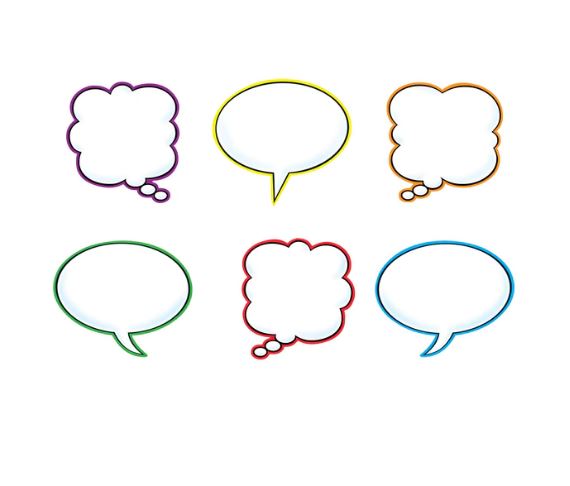 Speech Balloons Classic Accents Variety Pack