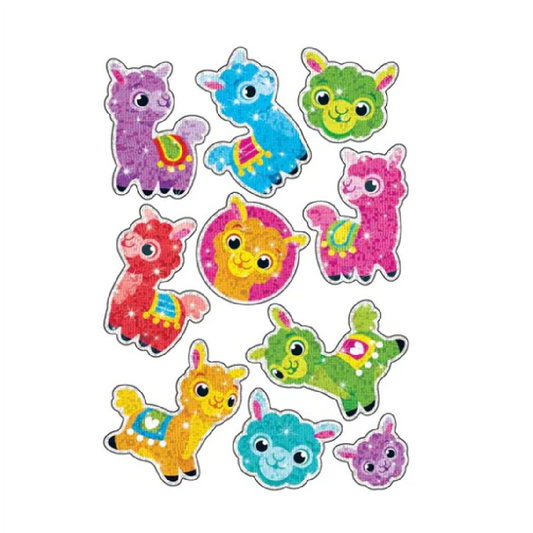 Llama Llove Sparkle Stickers – Large