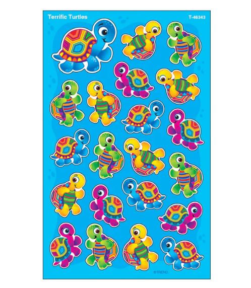 Terrific Turtles superShapes Stickers – Large