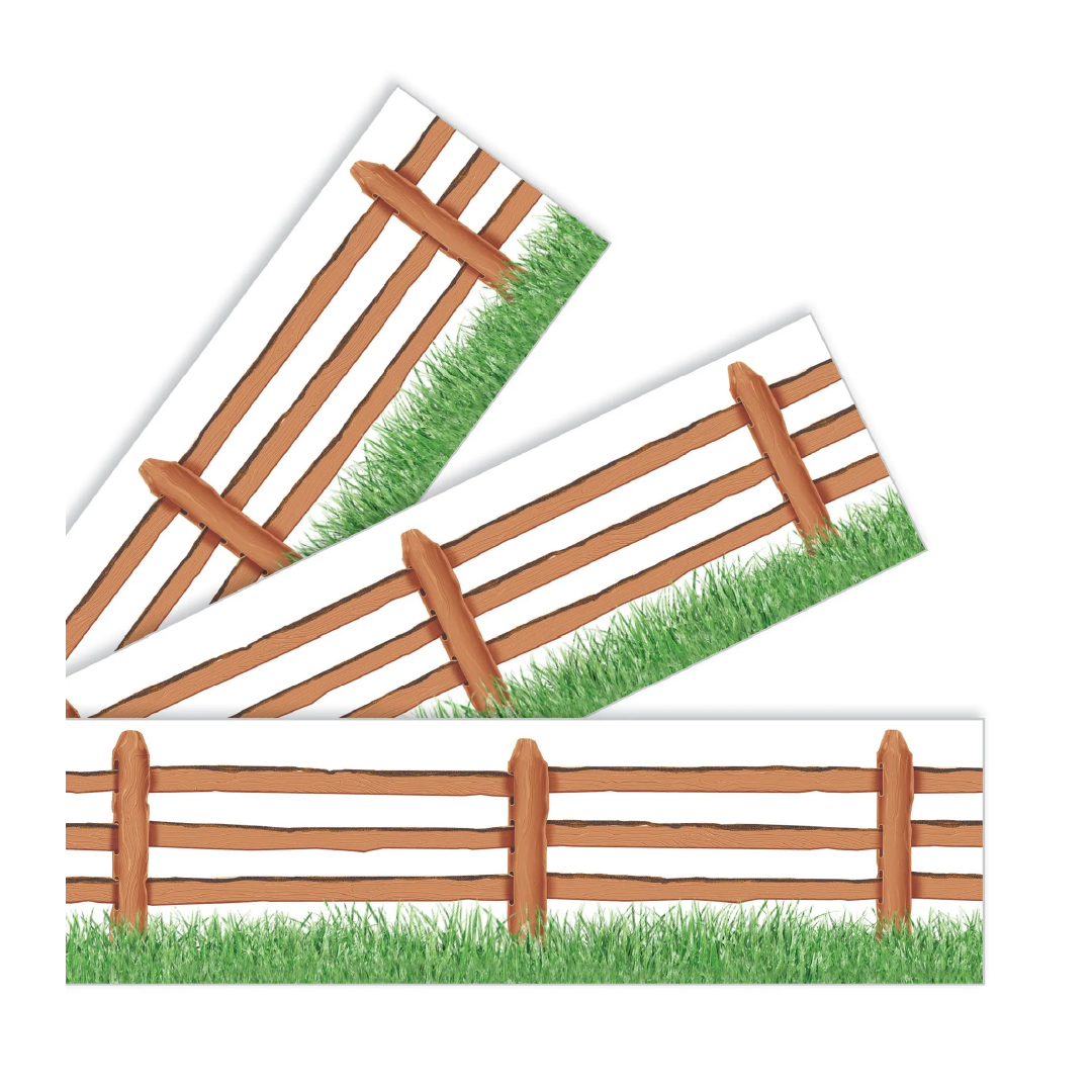 Farm Fence Bolder Borders