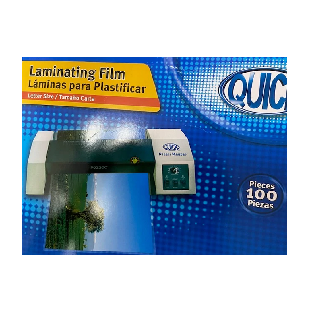 Laminating Sheets, Letter Size, 3 Mil [bx-100]